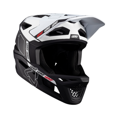 LEATT Helmet MTB Gravity 6.0 Carbon V24 (White)