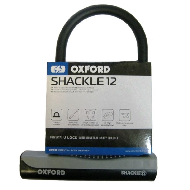 D Lock - Shackle 12 - 245 x 190mm - Oxford