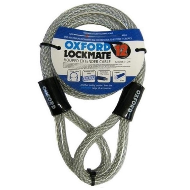 Lockmate Lock Cable 12mm x 1.2m - Oxford